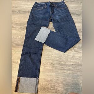 LOFT Dark Blue Cuffed Women’s Jeans